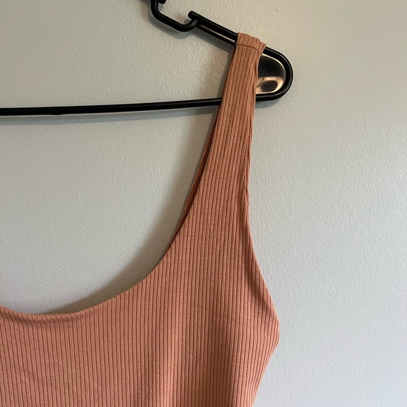 House of Harlow X Revolve Wren Bodysuit In Toffee Size Large - Picture 5 of 6